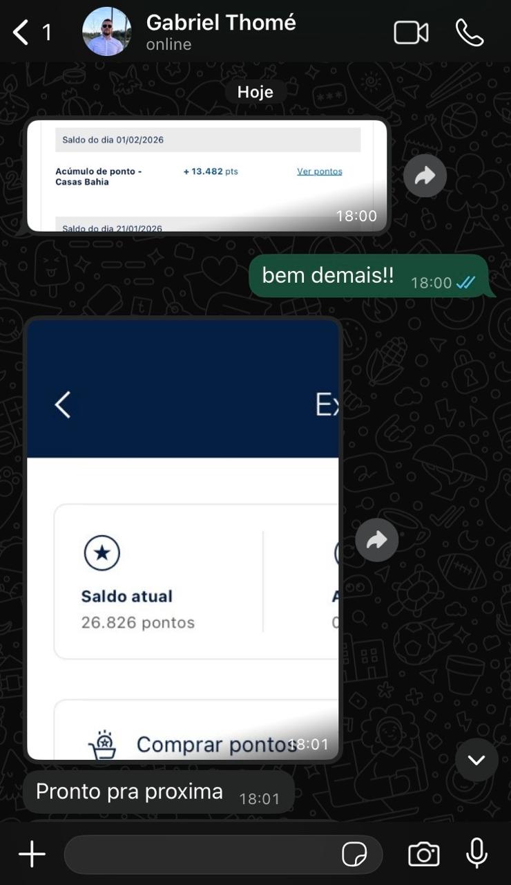 Feedback de Gabriel Thomé