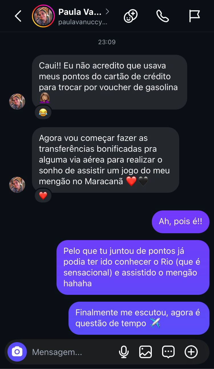 Feedback de @paulavanuccy